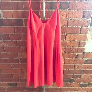 Salmon/pink strappy express dress!